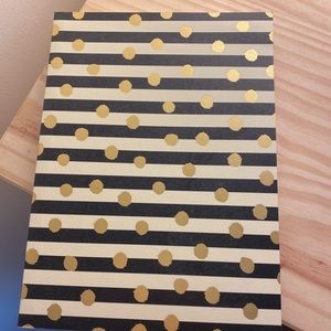 Black and white stripe journal